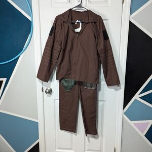 Boy's Youth Mandalorian Cosplay Costume Halloween Din Djarin flight Mando